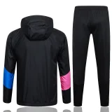 2024 AC Milan Black Hoodie Zipper Jacket Windbreaker