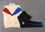 2025 Barcelona Khaki Zipper Jacket Tracksuit