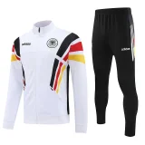 2025 Germany White Zipper Jacket Tracksuit