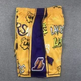 2024/25 Lakers Yellow NBA Pants