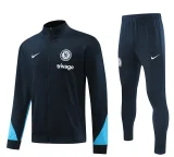 2025 Chelsea Sapphire Blue Zipper Jacket Tracksuit