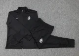 2024 Al-Nassr Black Zipper Jacket Tracksuit