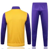2024/25 RMA Kids Yellow Zipper Jacket Tracksuit