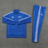 2024/25 Italy Blue Zipper Jacket Tracksuit