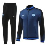 2025 In Milan Grey Zipper Jacket Tracksuit