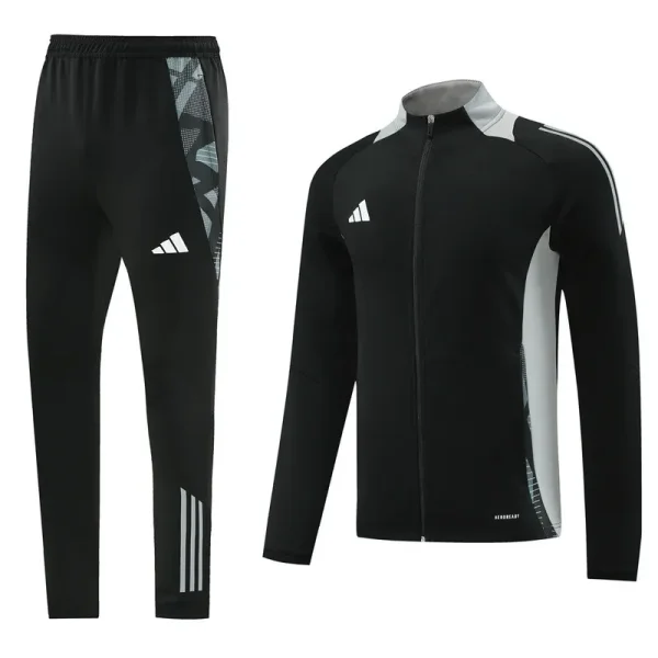2024/25 AD~ Black Zipper Jacket Tracksuit