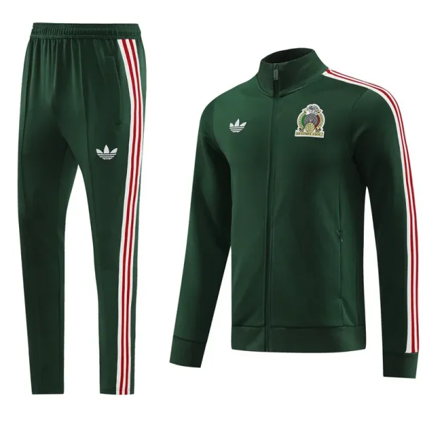 2024/25 Mexico Blackish Green Zipper Jacket Tracksuit
