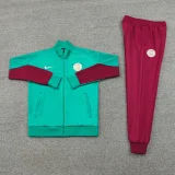 2025 PSG Green Zipper Jacket Tracksuit