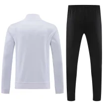 2025 Germany White Zipper Jacket Tracksuit