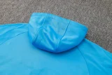 2024/25 Brazil Blue Hoodie Zipper Jacket Tracksuit