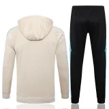 2025 Argentina Rice White Hoodie Zipper Jacket Tracksuit