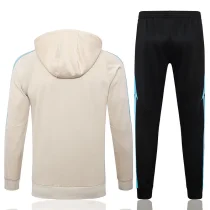 2025 Argentina Rice White Hoodie Zipper Jacket Tracksuit