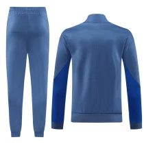 2025 In Milan Blue Zipper Jacket Tracksuit