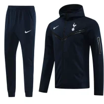 2024/25 Tottenham Sapphire Blue Hoodie Zipper Jacket Tracksuit