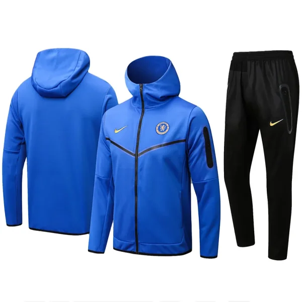 2024/25 Chelsea Blue Hoodie Zipper Jacket Tracksuit