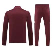 2025 Bayern Red Zipper Jacket Tracksuit