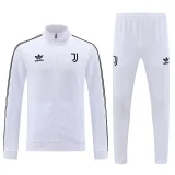 2025 Juventus White Zipper Jacket Tracksuit