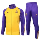 2024/25 RMA Yellow Zipper Jacket Tracksuit