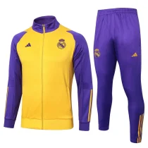 2024/25 RMA Yellow Zipper Jacket Tracksuit