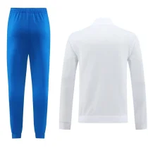 2024/25 Italy White Zipper Jacket Tracksuit