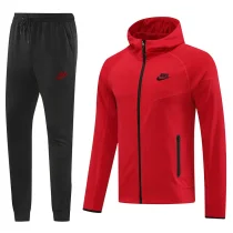 2024/25 NK~ Red Hoodie Zipper Jacket Tracksuit