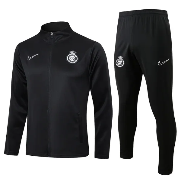2024 Al-Nassr Black Zipper Jacket Tracksuit