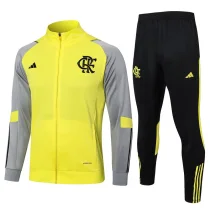 2024/25 Flamengo Yellow Zipper Jacket Tracksuit