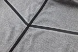 2024/25 PSG Grey Hoodie Zipper Jacket Tracksuit