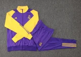 2024/25 RMA Purple Zipper Jacket Tracksuit