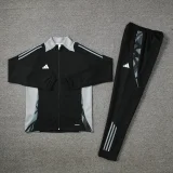 2024/25 AD~ Black Zipper Jacket Tracksuit