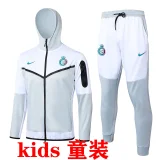 2024/25 Al-Nassr White Kids Hoodie Zipper Zipper Jacket Tracksuit