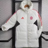 2023/24 Man United White Cotton Jacket