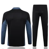 2024/25 Man United Black Sweater Tracksuit