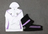 2025 Germany White Hoodie Zipper Jacket Tracksuit