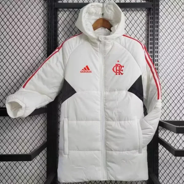 2023/24 Flamengo White Cotton Jacket