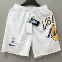 2023/24 Lakers White NBA Cotton Pants