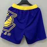 2023/24 Lakers Blue NBA Cotton Pants