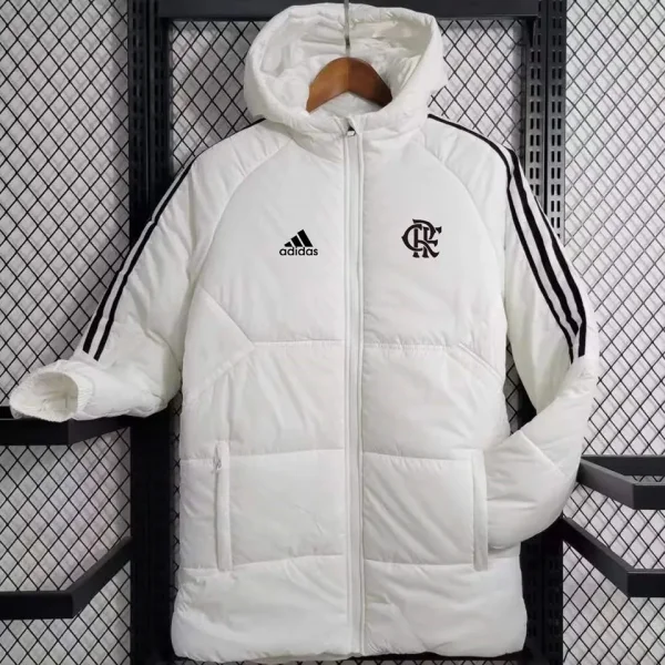 2023/24 Flamengo White Cotton Jacket