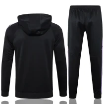 2025 Germany Black Hoodie Zipper Jacket Tracksuit