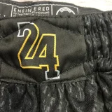 2023/24 LA Lakers Black NBA Pants