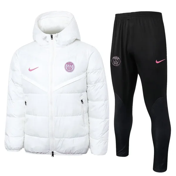 2024 PSG White Cotton Jacket (A set)