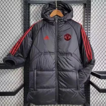 2023/24 Man United Black Cotton Jacket