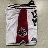 2023/24 Kobe High School Edition White Four Bags NBA Pants