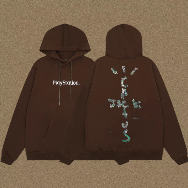 TS x PlayStation Brown Hoodie