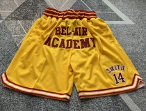 2023/24 Lakers Kobe High school edition Yellow Four Bags NBA Pants