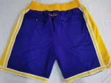2023/24 Lakers Blue Four Bags NBA Pants