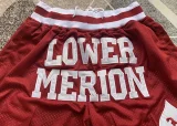 2023/24 Lakers Kobe High school edition Jujube Red Four Bags NBA Pants