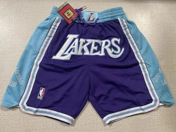 2023/24 Lakers Blue Four Bags NBA Pants