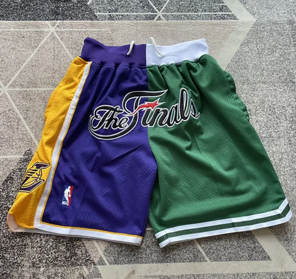 2023/24 Lakers Pinter Yin Yang version Four Bags NBA Pants