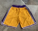 2023/24 Lakers Yellow Four Bags NBA Pants